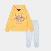 Girls Premium Quality Soft Cotton Graphic Fleece Suit