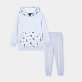 Kids Soft Cotton Graphic Fleece Tracksuit