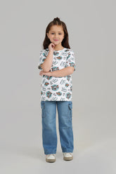 All Over Tom & Jerry Print T shirt