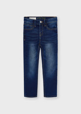 Dark Blue Slim Fit Pants