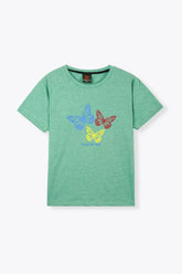 Butterfly Print T Shirt