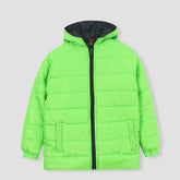 Unisex Kids Premium Quality Puffer Zipper Hoodie Jacket