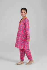 2 Piecs Digital Print Lawn