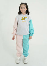 Kids Soft Cotton Graphic Fleece Tracksuit pokemon