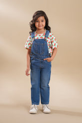 100% Cotton Denim Dungarees (3-14yrs)