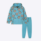 Kids Soft Cotton All-Over Printed Fleece Suit