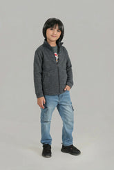 Kids’ Zip-Up Interlock Sports Jacket – Soft, Durable, and Stylish