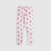 Cotton White Unicorn Allover Unicorn Printed Leggings