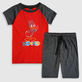 Kids Soft Cotton Graphic 2 Piece Suit