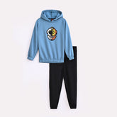 Girls Soft Cotton Printed Fleece Suit