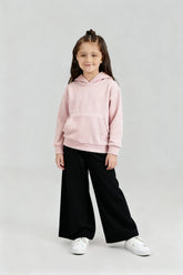 Tea pink Teddy Fur Hoodie – Ultra Soft & Cozy Winter Wear