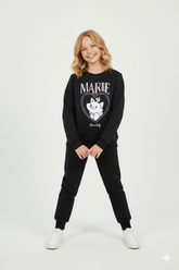 Kids Quilted Marie Tracksuit | 2-Piece Sweat & trouser Set | Winter Cotton Outfit