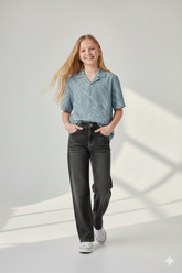 Jacquard Embroidered Shirt | Onion Outfits