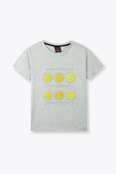 Embosed Smily T Shirt