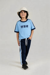 Kids Japanese Graphic T-Shirt & Trouser Set
