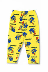 Sonic Printed Girls Soft Cotton Lycra Tight