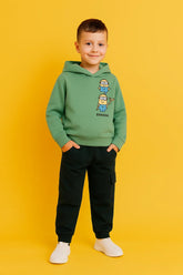 Kids Minions Hoodie & Jogger Set – 100% Cotton Fleece