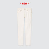 slim fit pants white