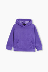 Purple Teddy Fur Hoodie – Ultra Soft & Cozy Winter Wear
