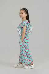 Digital Printed Lawn Jumpsuit