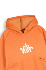 Burnt Orange Fleece Tracksuit – Cozy Winter Hoodie & Jogger Set for Kids