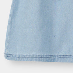 100% Cotton Girl's Denim Jumpshort