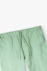 Mint Green Jacquard Cotton Suit | 100% Cotton