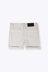 Kid's Denim off white Short With Adjuster