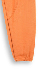 Burnt Orange Fleece Tracksuit – Cozy Winter Hoodie & Jogger Set for Kids