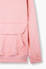 Pink Quilted Hoodie Tracksuit | Cozy Winter Wear for Kids