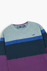 Jeep Multicolor Cotton Sweater – 100% Cotton | Warm & Stylish Winter Wear for Kids (Black & Grey)