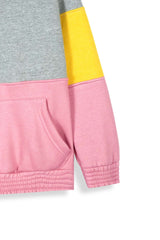 Kids Color Block Hoodie & Jogger Set – 100% Cotton Fleece
