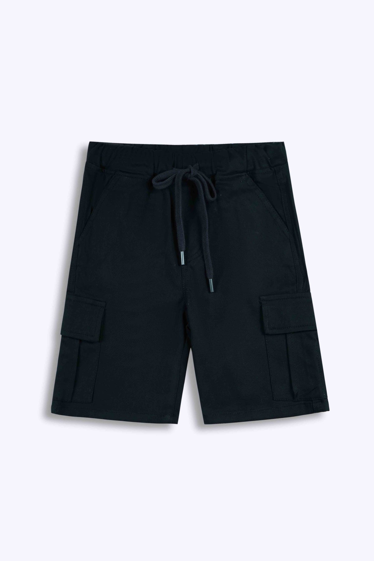 6 Pockets cottton Cargo Shorts black