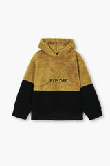 Kids "EXPLORE" Fur Hoodie – Ultra Soft Winter Wear