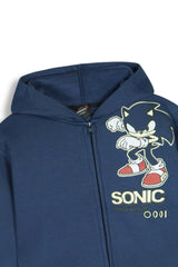 Kids Sonic Tracksuit – 100% Cotton Fleece | Zipper Hoodie & Jogger Set