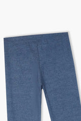 Navy Blue Ripped Lycra Tights | Stretchable & Trendy Fit