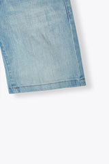 Kid's Denim Medium Blue Short With Adjuster
