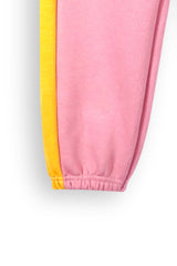 Kids Color Block Hoodie & Jogger Set – 100% Cotton Fleece