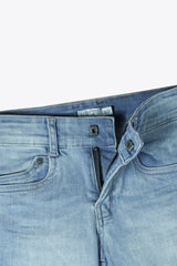Kid's Denim Medium Blue Short With Adjuster