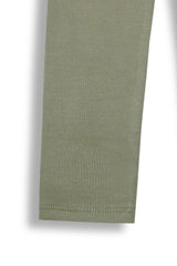 Olive Green Ripped Lycra Tights | Stretchable & Trendy Fit