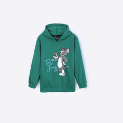 Kids Tom & Jerry Printed Fleece Suit