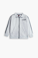 ONION Kids Grey Zipper Tracksuit Set – Jacket & Pants