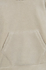 Offwhite Teddy Fur Hoodie – Ultra Soft & Cozy Winter Wear