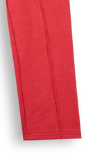 Cherry Red Quilted Ruffle Suit for Girls | Winter 2-Piece Set