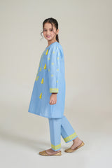 EMBROIDERED SUIT 2 Pcs SkyBlue