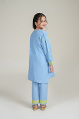 EMBROIDERED SUIT 2 Pcs SkyBlue