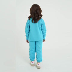 Girls Soft Cotton Daisy Duck Printed Fleece Tracksuit