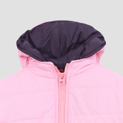 Girls Premium Quality Puffer Zipper Hoodie Jacket