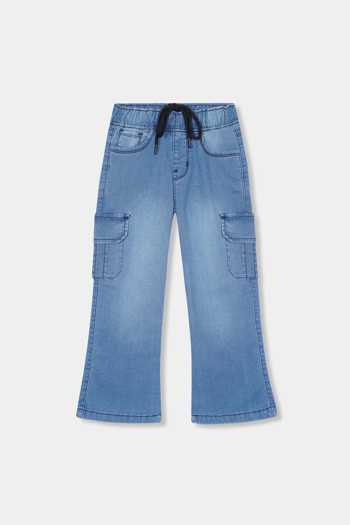 Girls 6 Pocket Wide Leg Pants