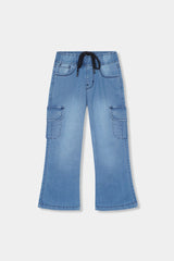 Girls 6 Pocket Wide Leg Pants